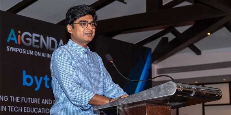 Rahul Mittal - Partner, EY speaking at AiGenda 2024
