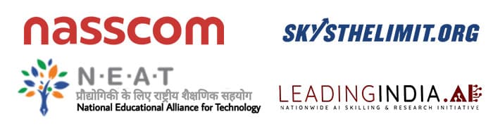 nasscom, Sky's the Limit, NEAT — National Educational Alliance for Technology, and Leading India AI